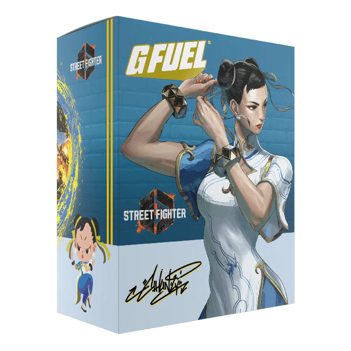 G Fuel Lightning Kick Drip Collector Box - Street Fighter