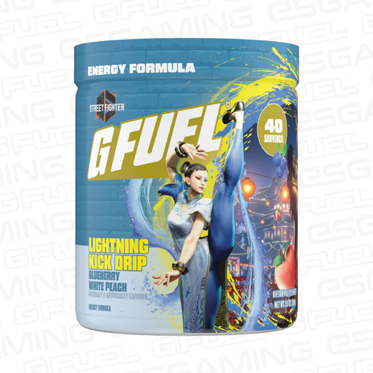 G Fuel Lightning Kick Drip Tub - 40 Servings - Street Fighter