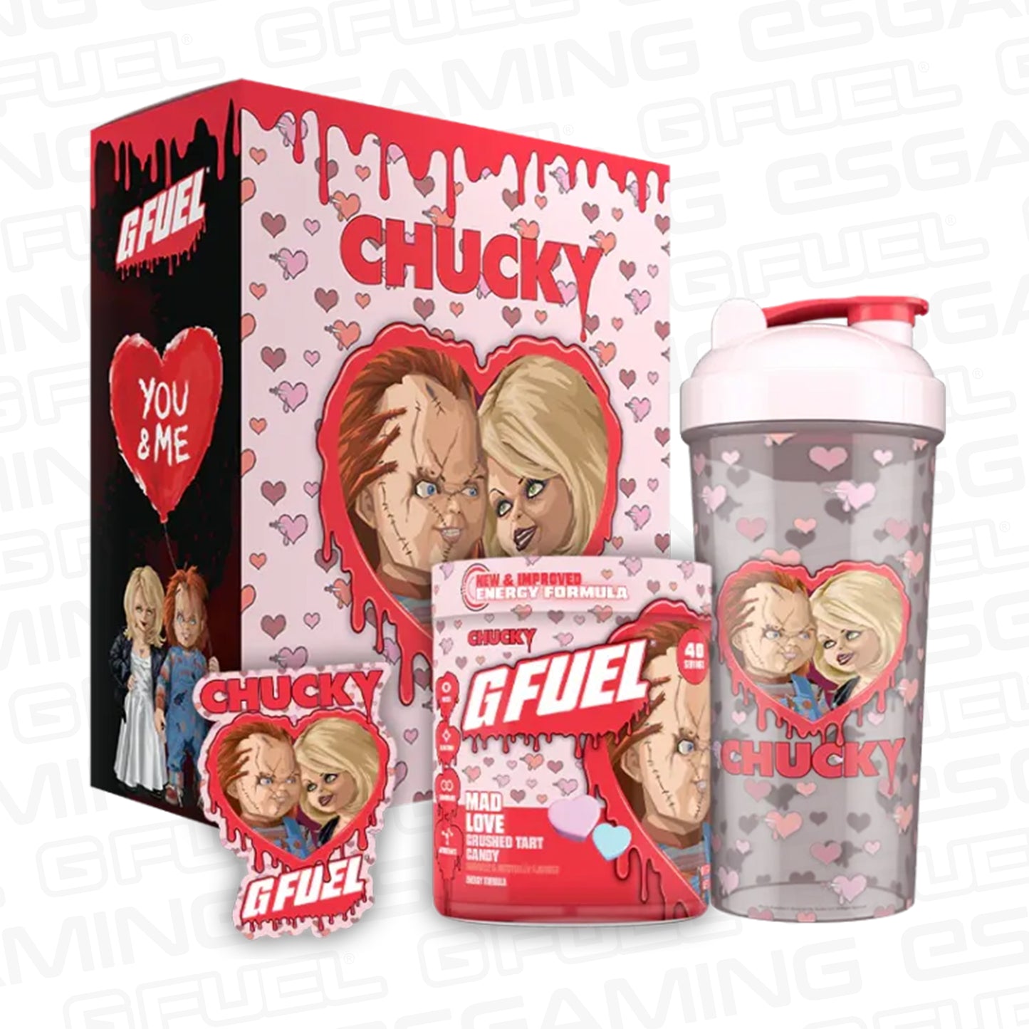 G Fuel Mad Love 2.0 Collector Box - Chucky