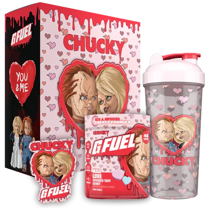 G Fuel Mad Love 2.0 Collector Box - Chucky