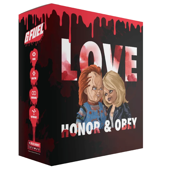G Fuel Mad Love 2.0 Collector Box - Chucky