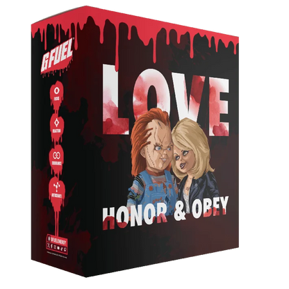 G Fuel Mad Love 2.0 Collector Box - Chucky