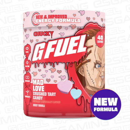 G Fuel Mad Love 2.0 Tub - 40 Servings - Chucky
