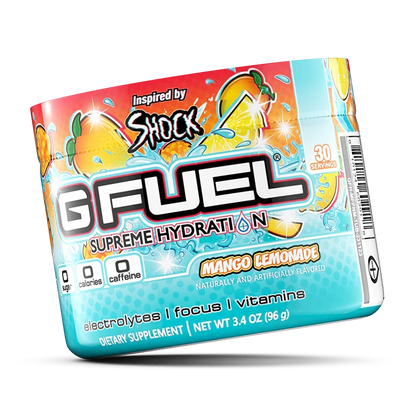 G Fuel Mango Lemonade Supreme Hydration - 30 Servings - Shock