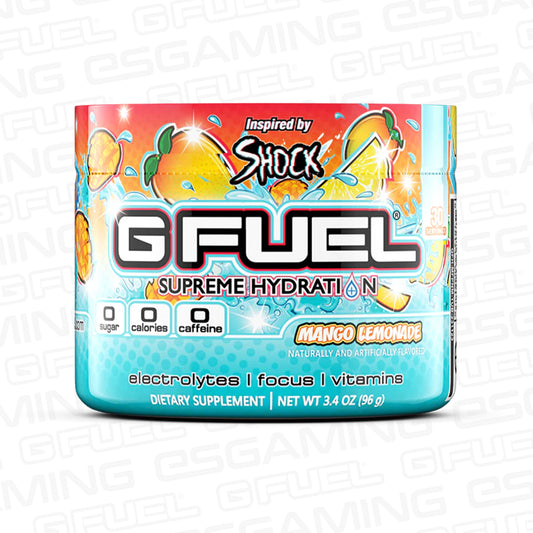 G Fuel Mango Lemonade Supreme Hydration - 30 Servings - Shock