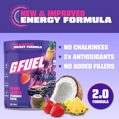 G Fuel Miami Nights 2.0 Tub - 40 Servings