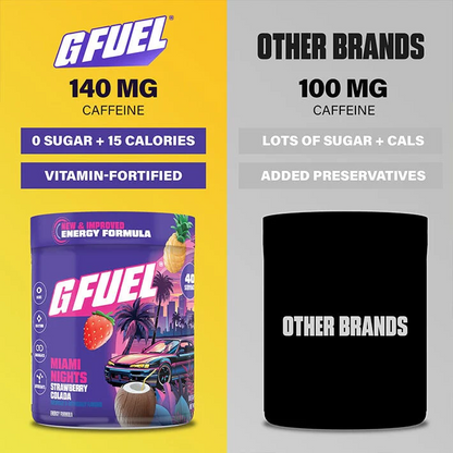 G Fuel Miami Nights 2.0 Tub - 40 Servings