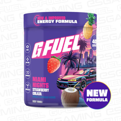 G Fuel Miami Nights 2.0 Tub - 40 Servings