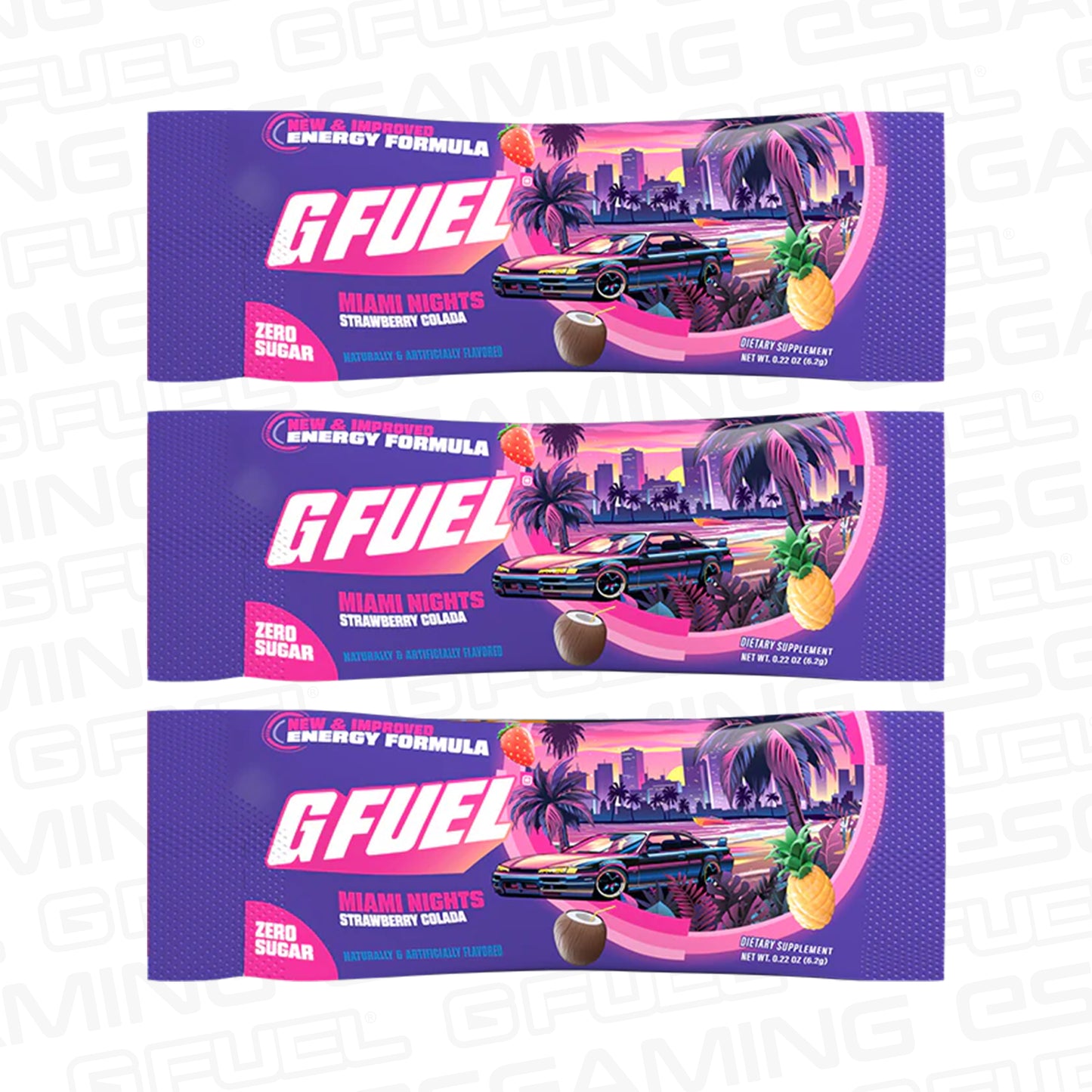 G Fuel Miami Nights 2.0 Sachets - 3 Servings