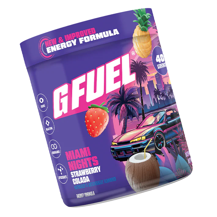 G Fuel Miami Nights 2.0 Tub - 40 Servings