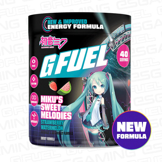 G Fuel Miku Sweet Melodies 2.0 Tub - 40 Servings - Hatsune Miku