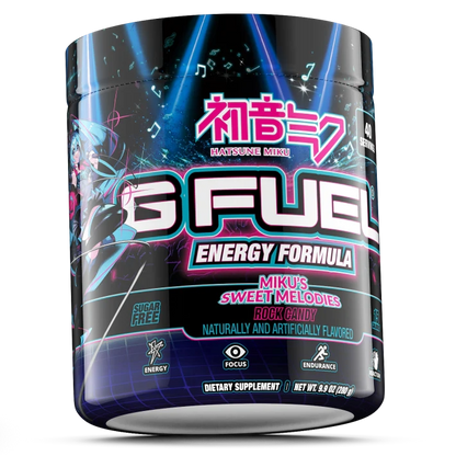 G Fuel Miku’s Sweet Melodies Diva Tub - 40 Servings - Hatsune Miku