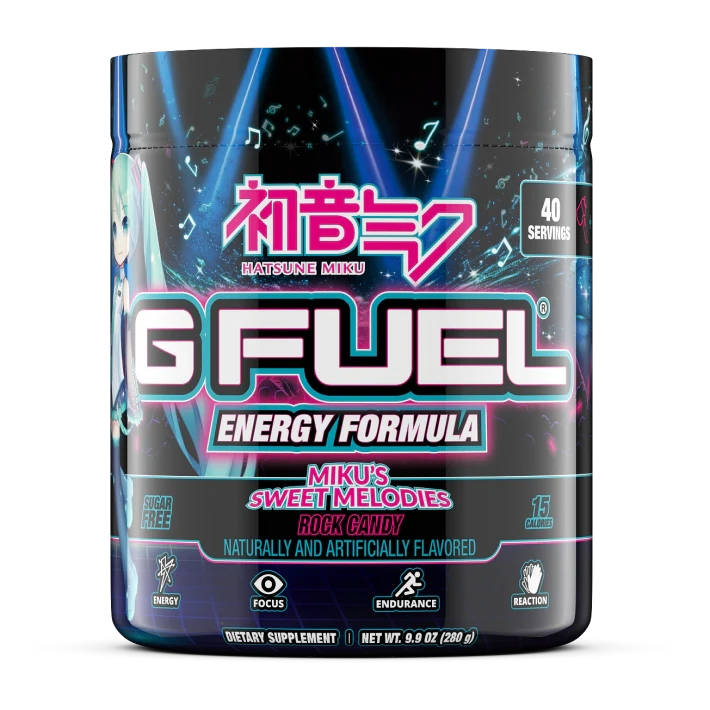 G Fuel Miku’s Sweet Melodies Diva Tub - 40 Servings - Hatsune Miku