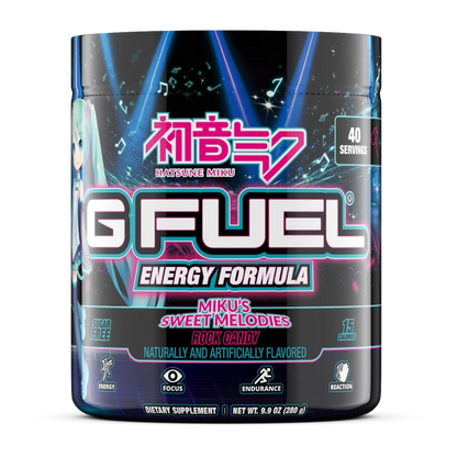 G Fuel Miku’s Sweet Melodies Diva Tub - 40 Servings - Hatsune Miku