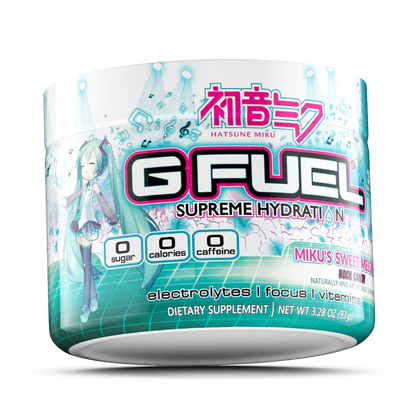 G Fuel Miku's Sweet Melodies Diva Supreme Hydration - 30 Servings