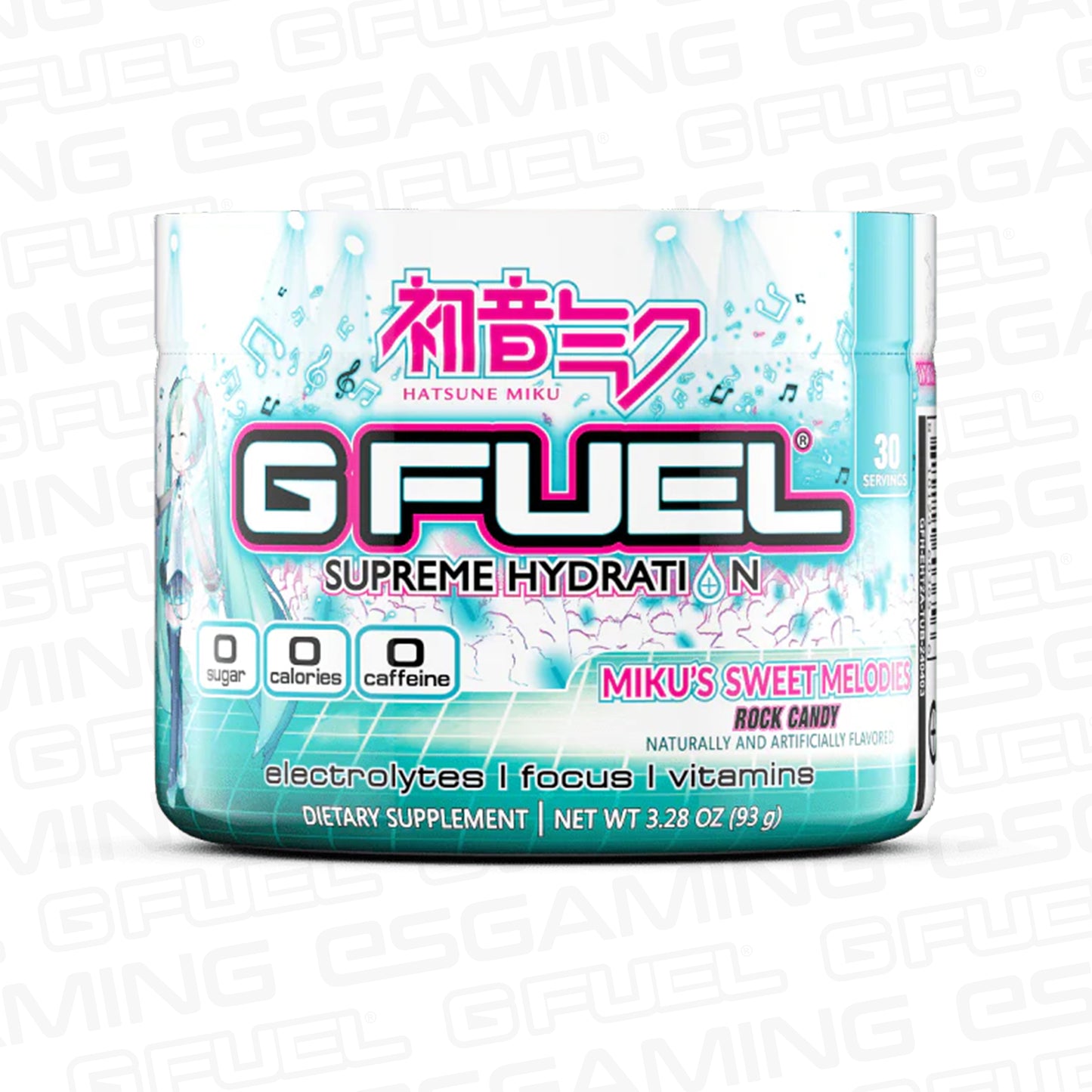 G Fuel Miku's Sweet Melodies Diva Supreme Hydration - 30 Servings