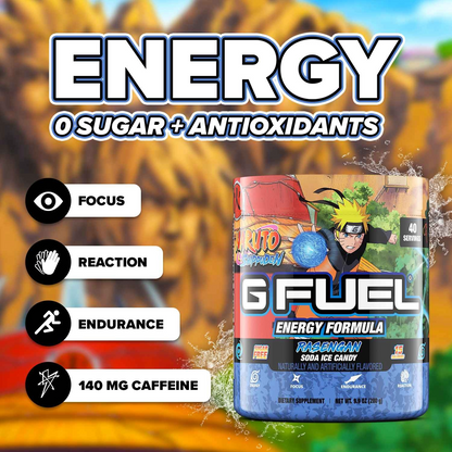 G Fuel Narutos Rasengan Tub - 40 Servings