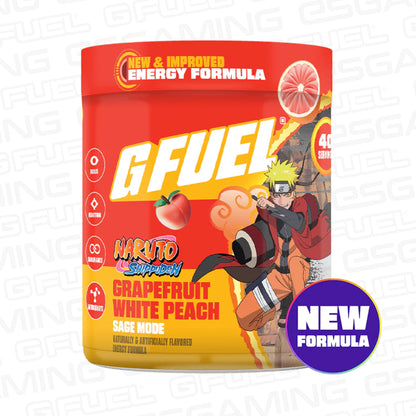 G Fuel Sage Mode 2.0 Tub - 40 Servings - Naruto Shippuden