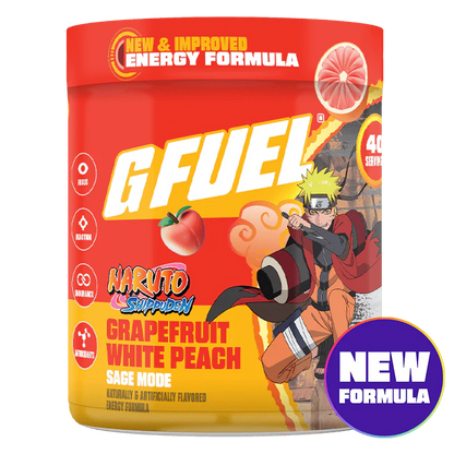 G Fuel Sage Mode 2.0 Tub - 40 Servings - Naruto Shippuden