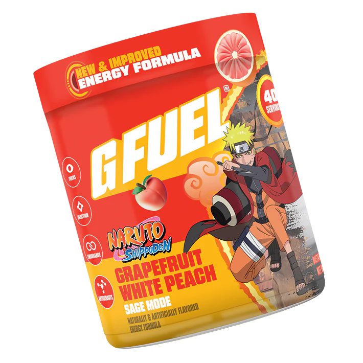 G Fuel Sage Mode 2.0 Tub - 40 Servings - Naruto Shippuden
