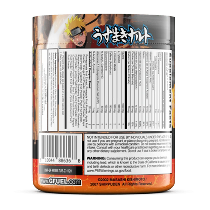 G Fuel Naruto's Sage Mode Tub - 40 Servings