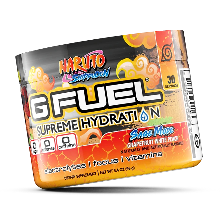 G Fuel Naruto's Sage Mode Supreme Hydration - 30 Servings