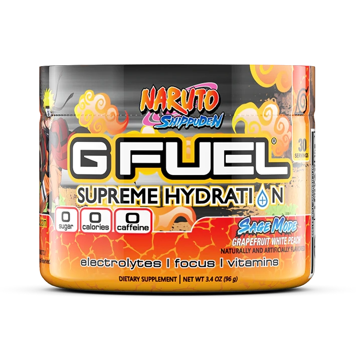 G Fuel Naruto's Sage Mode Supreme Hydration - 30 Servings