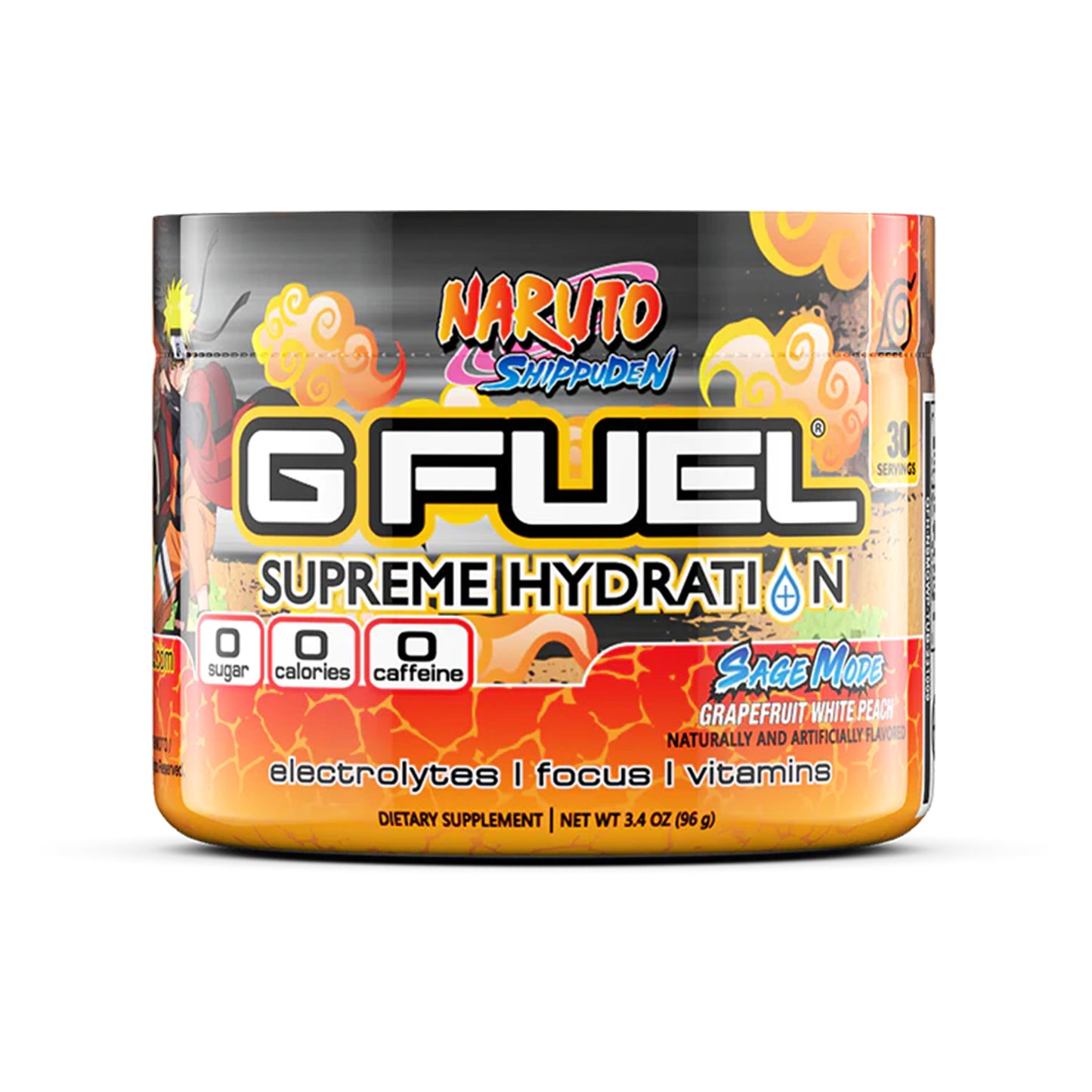 G Fuel Naruto's Sage Mode Supreme Hydration - 30 Servings