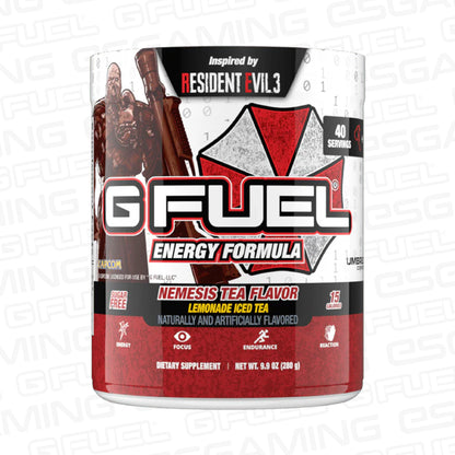 G Fuel Nemesis Tea Tub - 40 Servings - Resident Evil 3