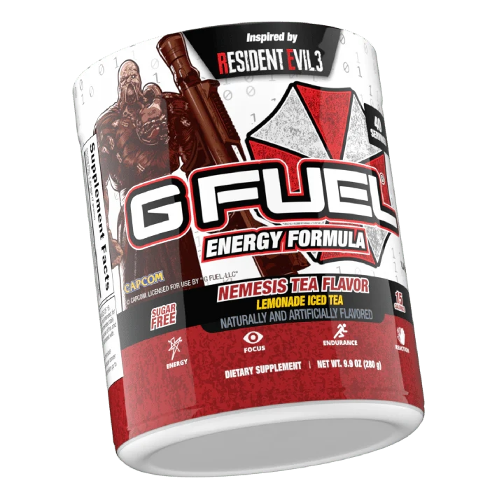 G Fuel Nemesis Tea Tub - 40 Servings - Resident Evil 3