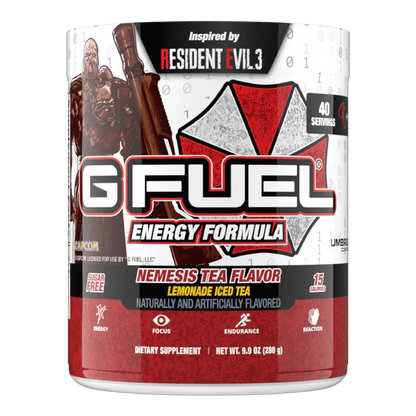 G Fuel Nemesis Tea Tub - 40 Servings - Resident Evil 3