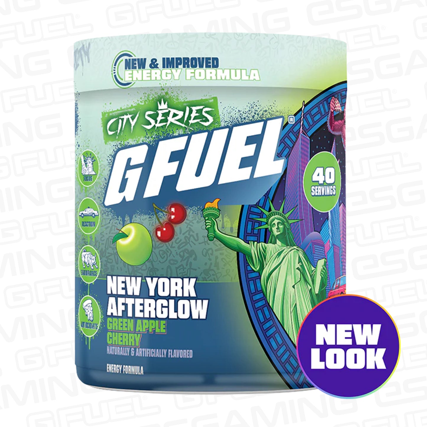 G Fuel New York Afterglow 2.0 Tub - 40 Servings