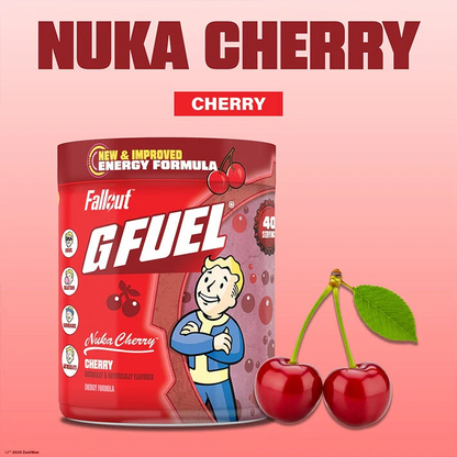 G Fuel Nuka Cherry 2.0 Tub - 40 Servings - Fallout