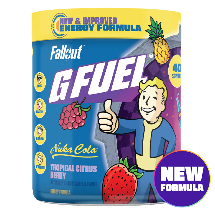 G Fuel Nuka Cola 2.0 Tub - 40 Servings - Fallout