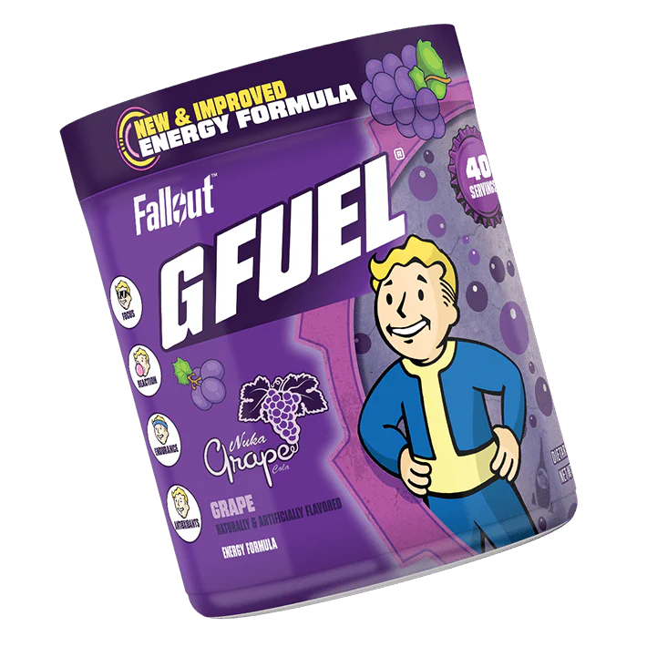 G Fuel Nuka Grape 2.0 Tub - 40 Servings - Fallout