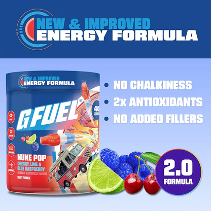 G Fuel Nuke Pop 2.0 Tub - 40 Servings