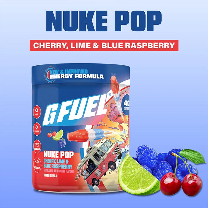 G Fuel Nuke Pop 2.0 Tub - 40 Servings