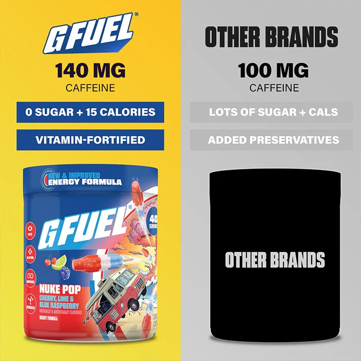 G Fuel Nuke Pop 2.0 Tub - 40 Servings