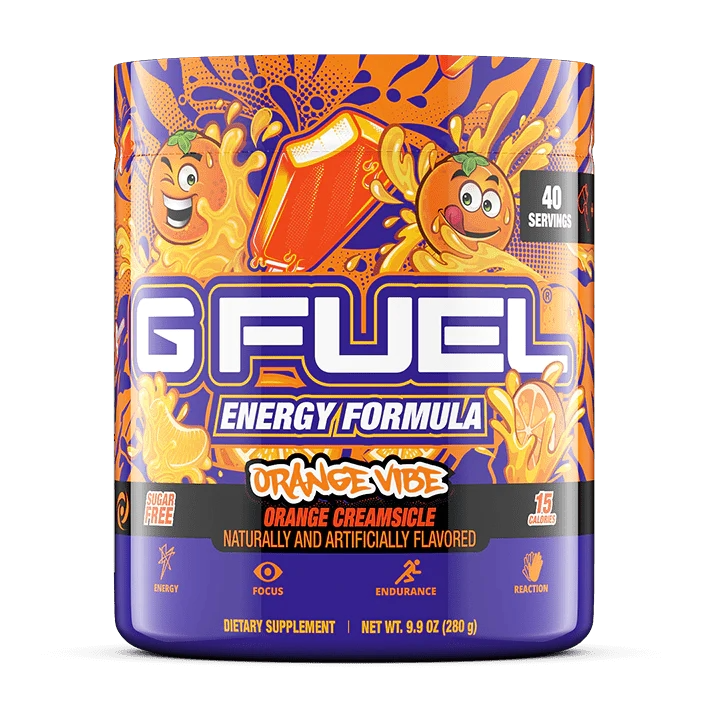 G Fuel Orange Vibe Remastered Tub - 40 Servings