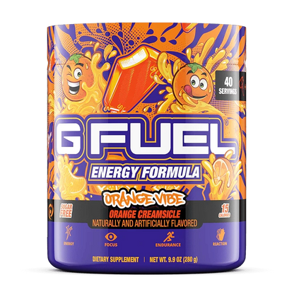 G Fuel Orange Vibe Remastered Tub - 40 Servings