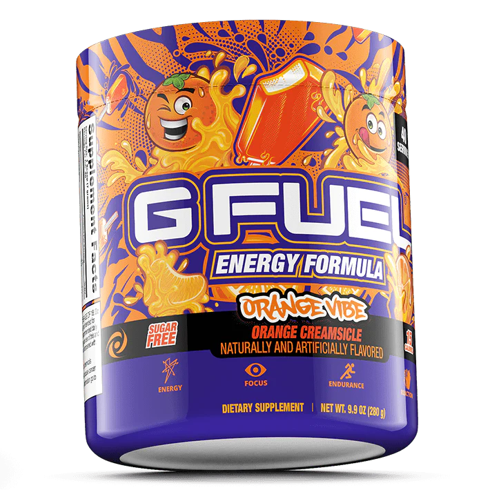 G Fuel Orange Vibe Remastered Tub - 40 Servings