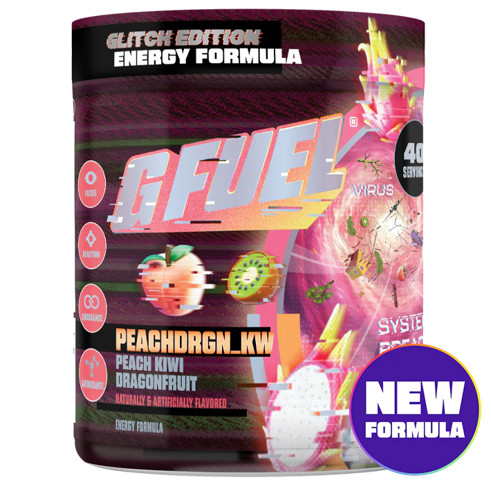 G Fuel Peachdrgn_kW 2.0 Tub - 40 Servings - Glitch Edition