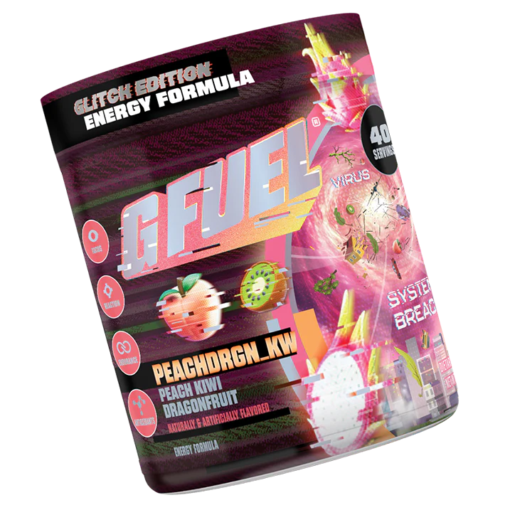 G Fuel Peachdrgn_kW 2.0 Tub - 40 Servings - Glitch Edition
