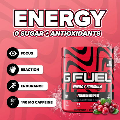 G Fuel PewDiePie Tub - 40 Servings