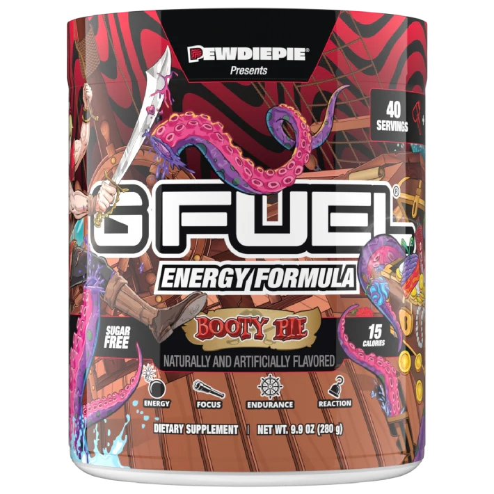 G Fuel Booty Pie PewDiePie Tub - 40 Servings
