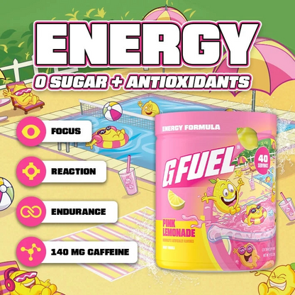 G Fuel Pink Lemonade Tub - 40 Servings