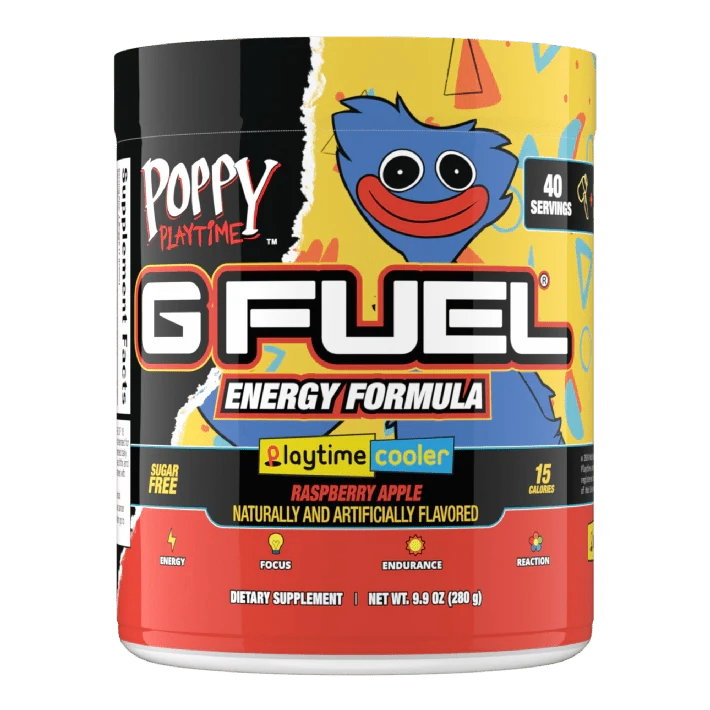G Fuel Playtime Cooler Tub - 40 Servings - Poppy Playtime
