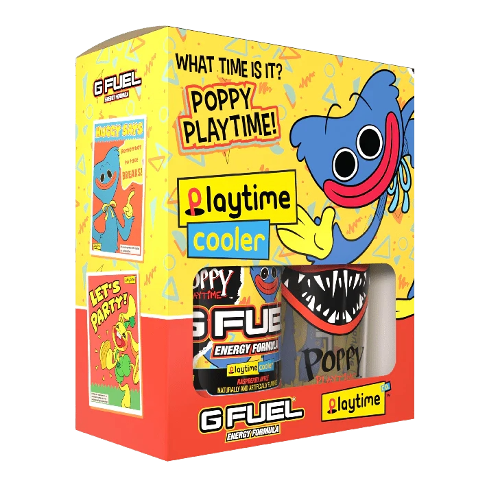 G Fuel Playtime Cooler Collector Box - Poppy Playtime