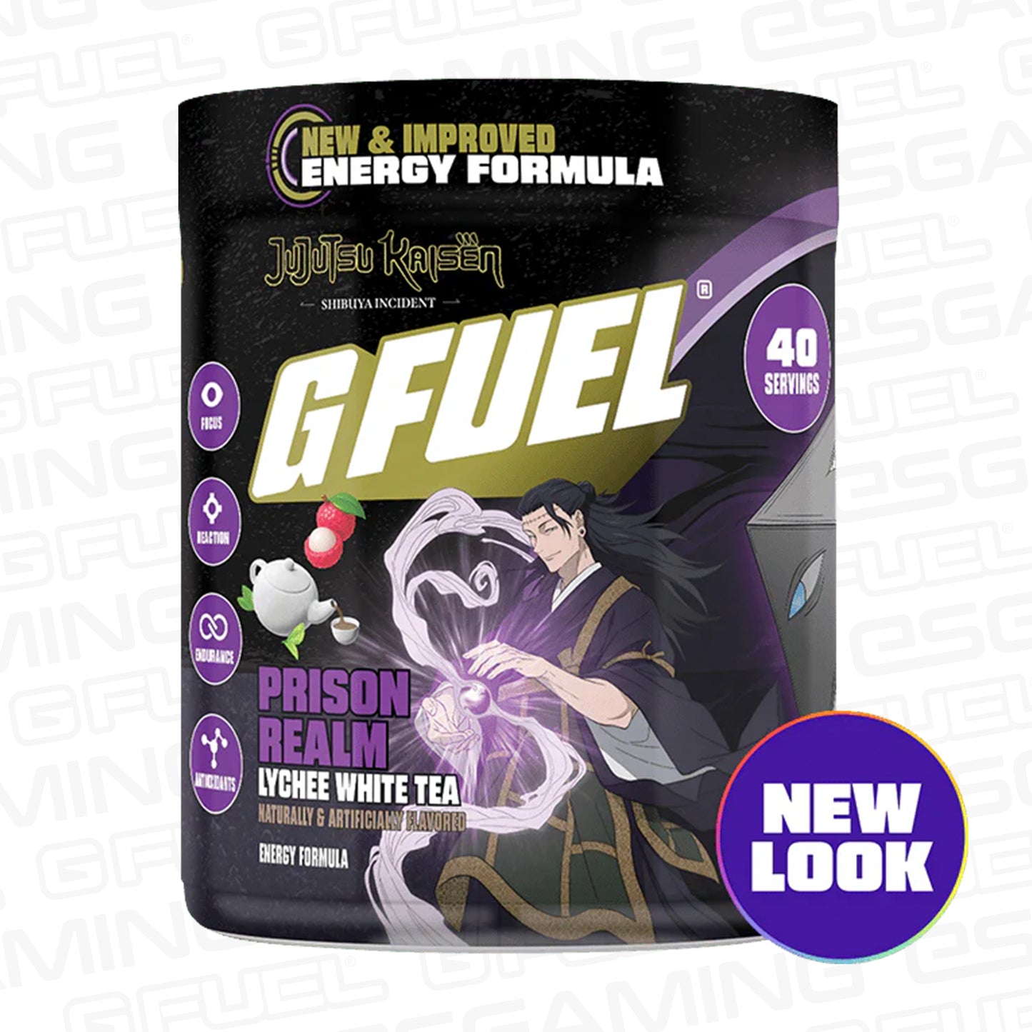 G Fuel Prison Realm 2.0 Tub - 40 Servings - Jujutsu Kaisen