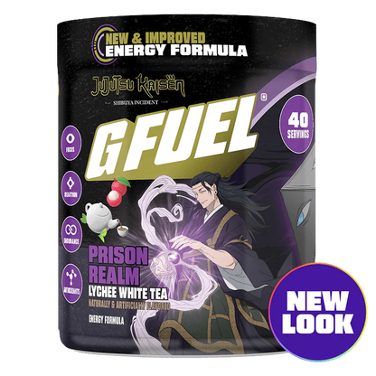 G Fuel Prison Realm 2.0 Tub - 40 Servings - Jujutsu Kaisen